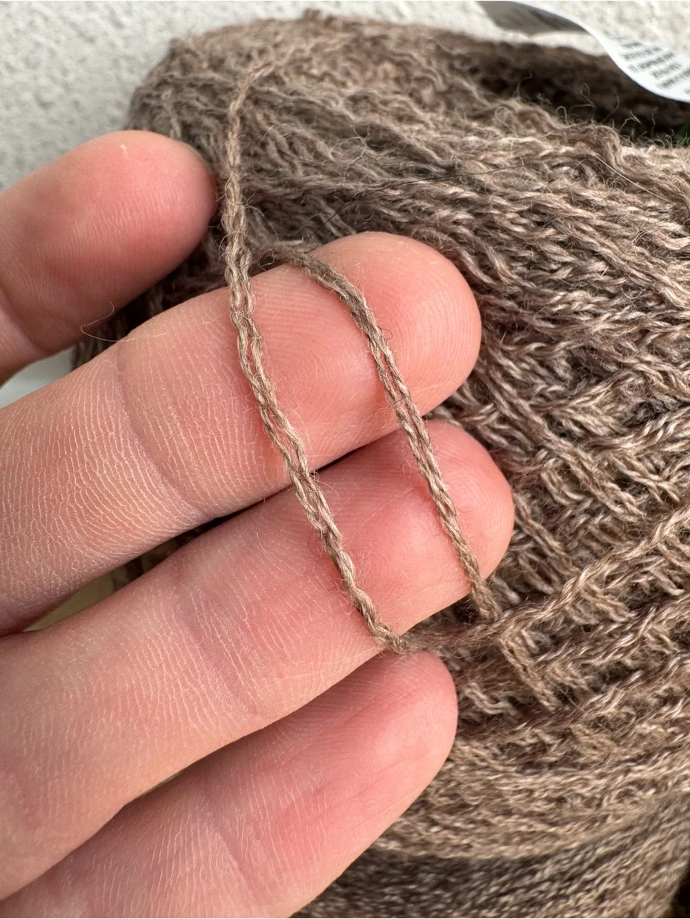 Handmade lace fingering